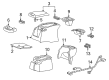 Ford Excursion Cup Holder Diagram - 1C3Z-3613562-AAA