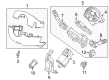 Ford Police Interceptor Utility Steering Column Cover Diagram - BB5Z-3530-AA