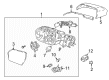 Lincoln Navigator Mirror Cover Diagram - JL7Z-17D742-AA