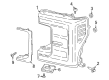 Ford F-350 Super Duty Headlight Diagram - KC3Z-13008-A