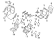 Ford Flex Seat Covers Diagram - DA8Z-7466601-CD