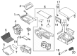 Lincoln Aviator Cup Holder Diagram - LC5Z-7813562-BC