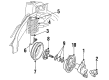Ford Tempo Strut Mounts Diagram - E63Z18192A