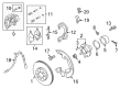 Ford C-Max Backing Plate Diagram - CV6Z-2K004-A