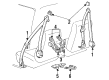 Ford Ranger Seat Belt Diagram - F57Z-1061203-H