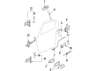 Ford Contour Interior Door Handle Diagram - F5RZ5422601B