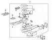 Ford Taurus Center Console Base Diagram - YF4Z54044D90AAA