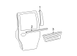 Ford Door Moldings Diagram - 7L1Z-7825556-BA