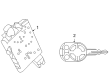 Ford Key Fob Diagram - 7L3Z-15K601-AA
