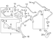 Ford Mustang Automatic Transmission Oil Cooler Line Diagram - PR3Z-8A577-B