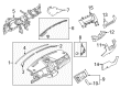 Ford Taurus Steering Column Cover Diagram - HG1Z-5404459-BA