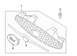 Ford Taurus Grille Diagram - YF1Z-8200-AA