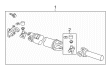 Ford F-250 Drive Shaft Diagram - F81Z4R602DX