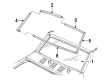 Ford F-350 Windshield Diagram - 1L3Z-1503100-AA