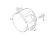Ford Fog Light Diagram - FR3Z-15200-A