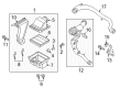 Ford Air Intake Hose Diagram - FL3Z-9R530-A
