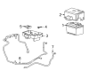 Ford Battery Tray Diagram - 3S4Z-10732-BA