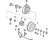 Ford Windstar Backing Plate Diagram - F58Z-2212-A