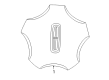 Lincoln Aviator Wheel Cover Diagram - 2C5Z-1130-AA