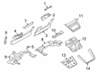 Lincoln Corsair Dash Panel Vent Portion Covers Diagram - LJ7Z-78044F58-AD