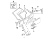 Ford Aspire Tailgate Lock Diagram - F4BZ6143200A