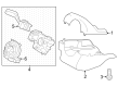 Ford Bronco Windshield Wiper Switch Diagram - M2DZ-3F791-BC