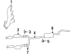 Ford Crown Victoria Catalytic Converter Diagram - YW7Z-5E212-BB
