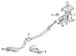 Ford Fusion Automatic Transmission Shift Levers Diagram - DG9Z-7210-K