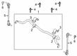 Ford Escape Sway Bars Diagram - LX6Z-5482-B