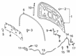 Ford Escape Hood Release Cable Diagram - PJ6Z-16916-A