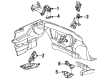Ford Tempo Engine Mount Torque Strut Diagram - F33Z6068AA