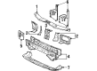 Ford Contour Air Deflector Diagram - F5RZ8349AA
