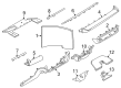 Lincoln Nautilus Dash Panel Vent Portion Covers Diagram - R2TZ-5804608-AH