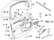 Ford Escape Interior Door Handle Diagram - LJ6Z-5822600-JB