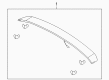 Mercury Milan Spoiler Diagram - 9N7Z-5444210-AB