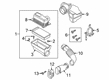 Ford Police Interceptor Utility Air Filter Diagram - L1MZ-9601-A