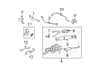 Ford Expedition Oxygen Sensor Diagram - XL3Z-9F472-D