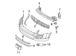 Ford Fusion Bumper Cover Diagram - 6E5Z-17D957-CAPTM