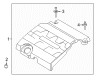 Lincoln MKZ Engine Cover Diagram - DP5Z-6A949-C