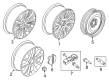 Lincoln MKZ Wheel Cover Diagram - DP5Z-1130-B