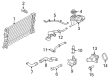 Lincoln MKZ Coolant Reservoir Hose Diagram - 9E5Z-8075-D