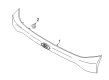 Ford Bumper Reflector Diagram - HT4Z-13A565-G