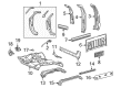 Ford F-350 Super Duty Floor Pan Diagram - YC3Z-2511000-AA