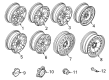 Ford Escape Spare Wheel Diagram - CJ5Z-1015-B
