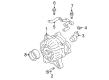 Ford E-150 Alternator Bracket Diagram - 7L3Z-10153-A