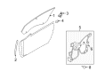 Ford Mustang Window Regulator Diagram - 8R3Z-6323201-AA
