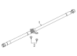 Ford Bronco Sport Drive Shaft Diagram - LX6Z-4R602-AE