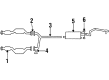 Ford Crown Victoria Exhaust Pipe Diagram - F2AZ5246C