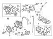 Ford Escape Oil Cooler Hose Diagram - CV6Z-6B851-R