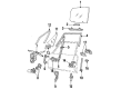 Ford Tempo Door Lock Actuator Diagram - FO3Z-54218A42-A
